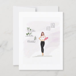 illustration av mode, giftig grafik, vykort