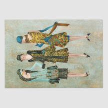 Illustration av Mode i vintage 1930