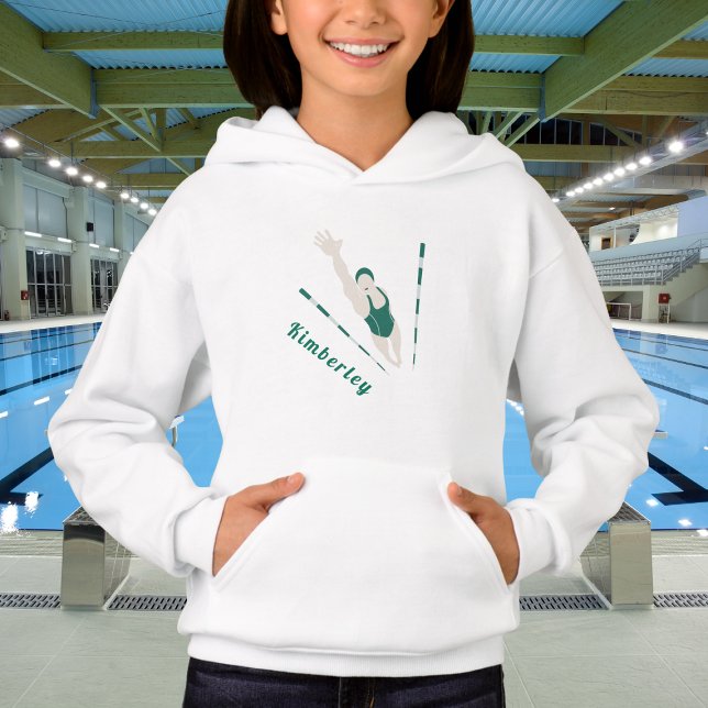 Illustration av modern Grönt Swimmer-simuleringste T Shirt (Skapare uppladdad)