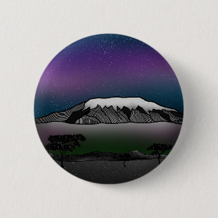 illustration av Mount Kilimanjaro Knapp