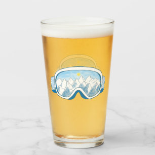 Illustration av Mountain Ski Goggles Glaskopp