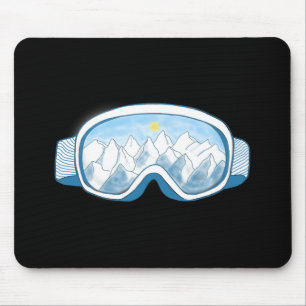 Illustration av Mountain Ski Goggles Musmatta