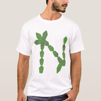 Illustration av naturtemaserie t shirt