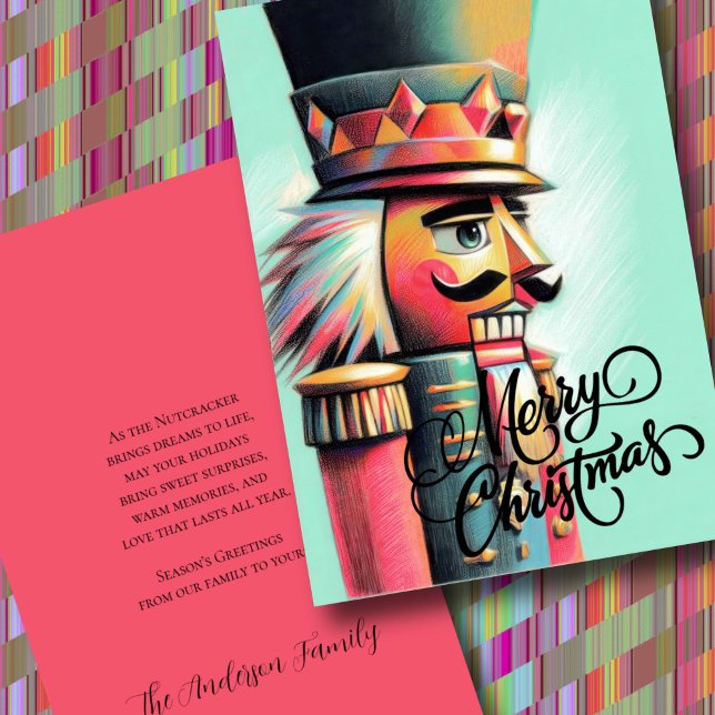 Illustration av Nutcracker-jultomten Helgkort (Skapare uppladdad)