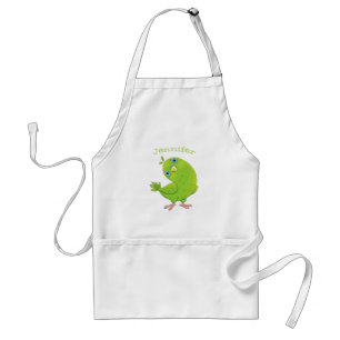 illustration av nyfiken tecknad för  paraketer för förkläde