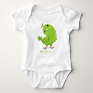 illustration av nyfiken tecknad för  paraketer för t shirt