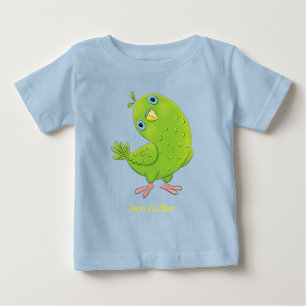 illustration av nyfiken tecknad för paraketer för t shirt