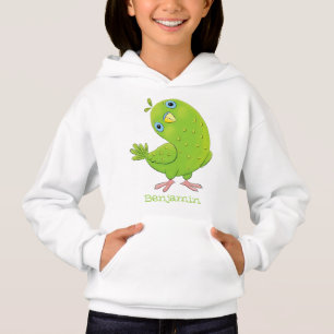 illustration av nyfiken tecknad för paraketer för t shirt
