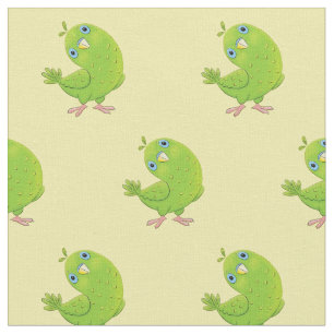 illustration av nyfiken tecknad för paraketer för tyg