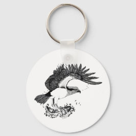 Illustration av Osprey på knappens nyckelring