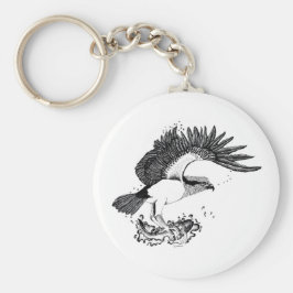 Illustration av Osprey på knappens nyckelring