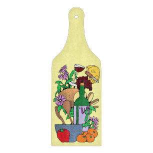 Illustration av ost och Vin Älskare