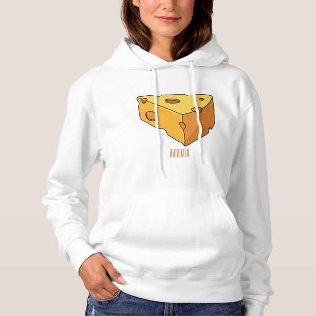 illustration av ostens tecknad t shirt (Framsida)