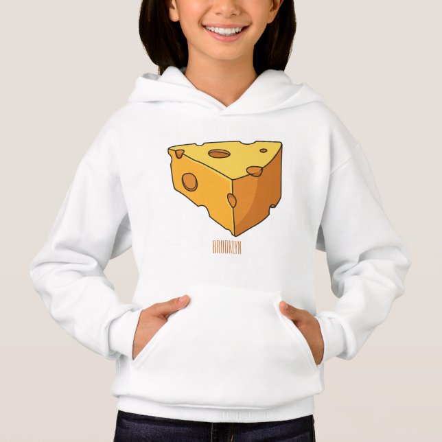 illustration av ostens tecknad t shirt (Framsida)