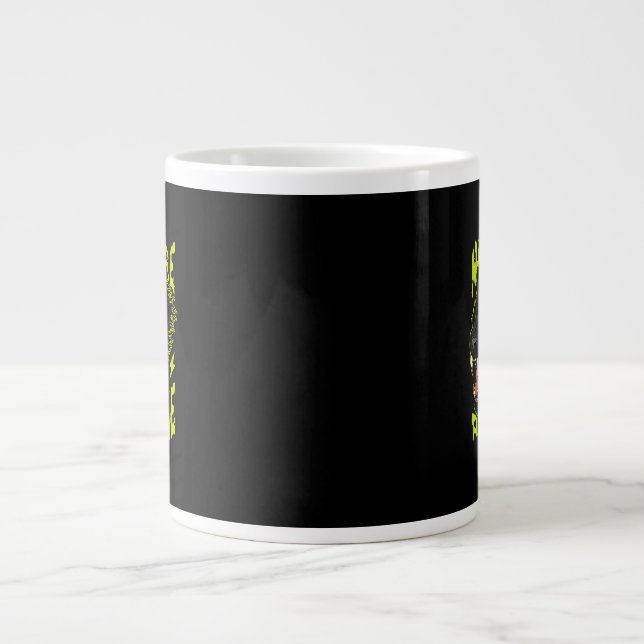 illustration av pantervektor jumbo mugg (Framsidan)