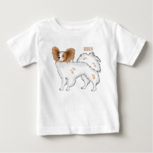 illustration av Papillons hund tecknad T Shirt