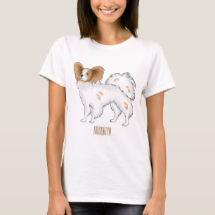 illustration av Papillons hund tecknad T Shirt
