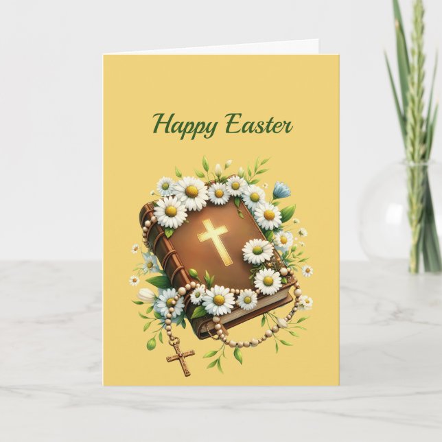 Illustration av påsk vid Daisyn Bok Kor Helgkort (Framsida)