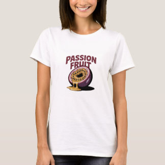 Illustration av passionsfrukt - Tropiska exotiska  T Shirt