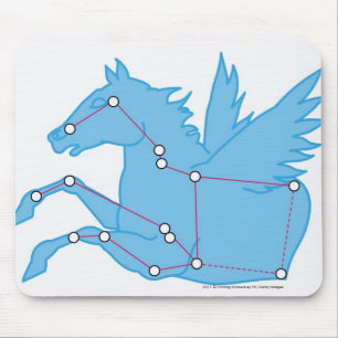 Illustration av Pegasus konstellation Musmatta