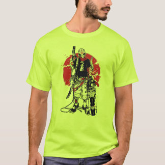 Illustration av person med skateboard t shirt