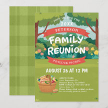 Illustration av Picnic-Roligten Family Reunion