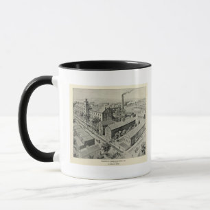 Illustration av Plainville Connecticut Mugg