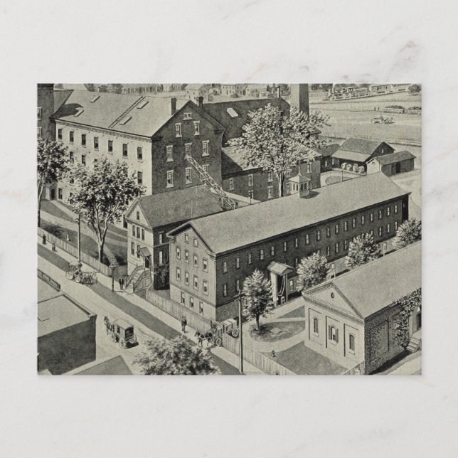 Illustration av Plainville Connecticut Vykort (Framsida)