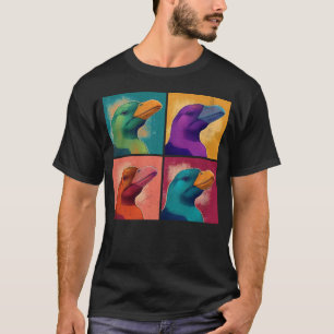 Illustration av platypus pop färgade djur Kvinnor T Shirt