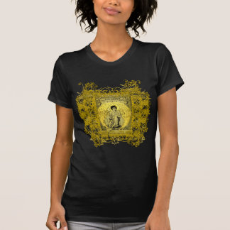 Illustration av Poe som ÄR KORPSVART vid Gustave T-shirt