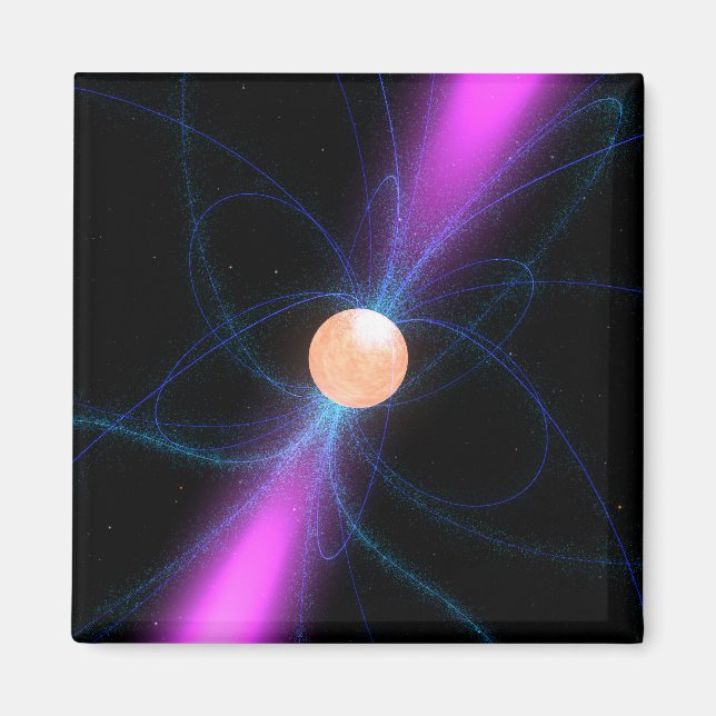 Illustration av pulsar 2 magnet (Framsidan)