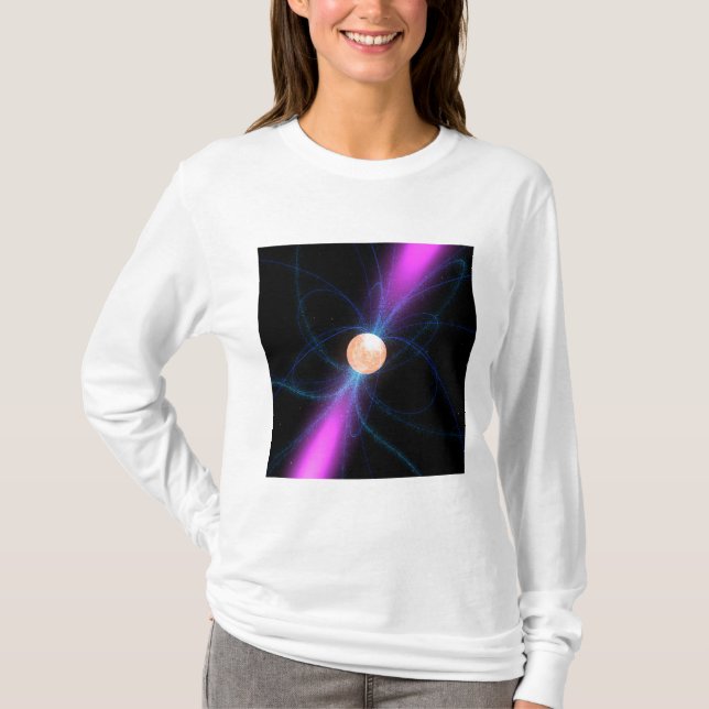 Illustration av pulsar 2 tee shirt (Framsida)