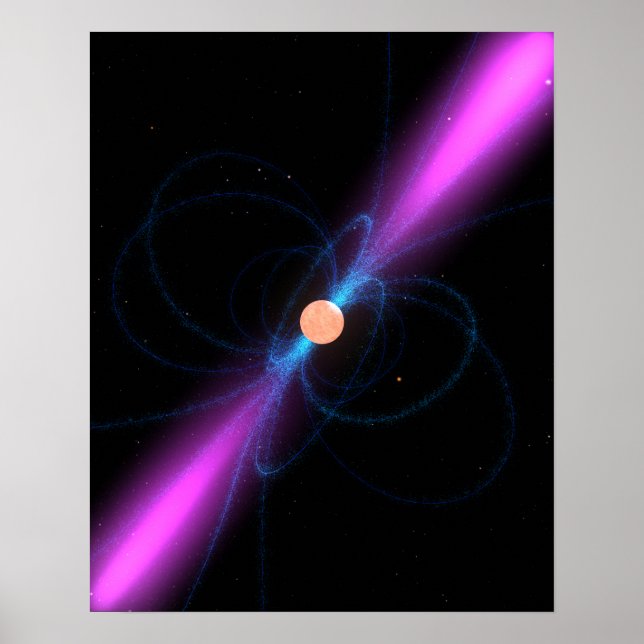 Illustration av pulsar poster (Framsidan)