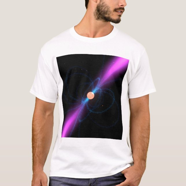 Illustration av pulsar t-shirt (Framsida)