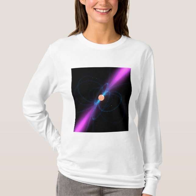 Illustration av pulsar tee shirt (Framsida)