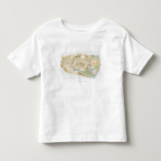 Illustration av pyramider av Giza Tee Shirt