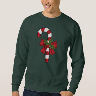 Illustration av Red and White jul Candy cane Lång Ärmad Tröja