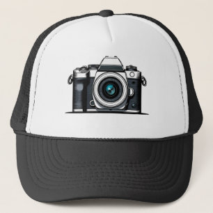 Illustration av Retro Camera Keps
