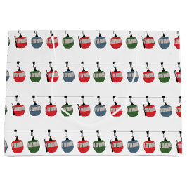 Illustration av Retro Ski Hiss