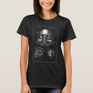 Illustration av ritning för gasmask t shirt