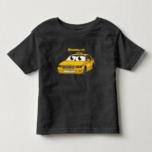illustration av roligten för gult av tecknaden tax t shirt