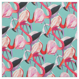 illustration av rosa flamingo-vattenfärg för rolig tyg