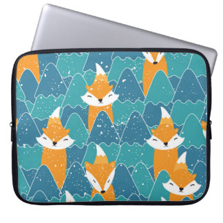 Illustration av rutor för utspädd Vintage Laptop Fodral