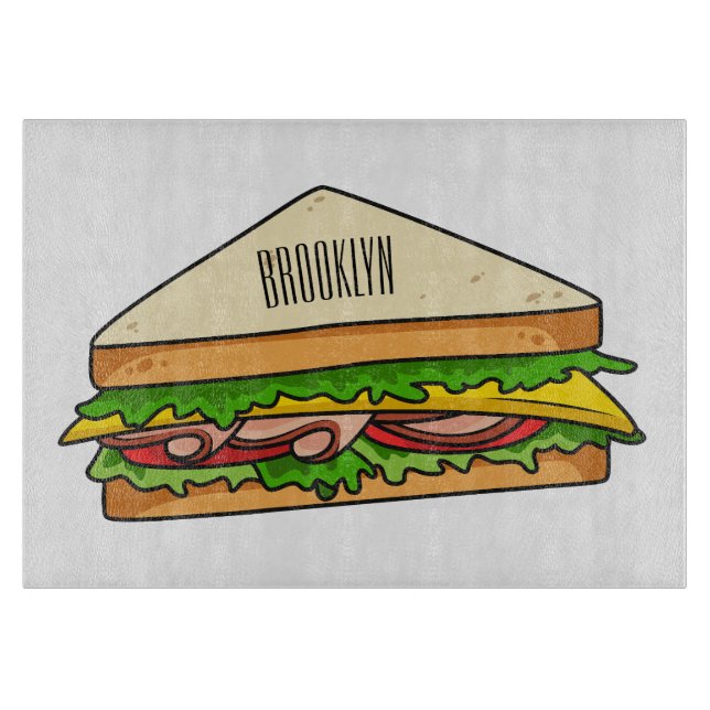 illustration av Sandwich-tecknad (Framsidan)