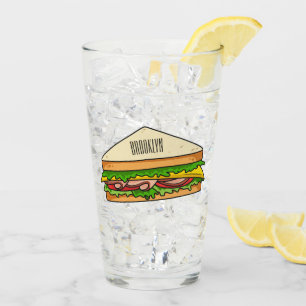 illustration av Sandwich-tecknad Glaskopp