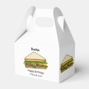 illustration av Sandwich-tecknad Presentaskar