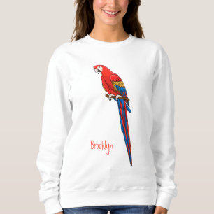 illustration av scarlets tecknad för makaaparot t shirt