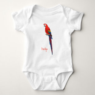 illustration av scarlets tecknad för makaaparot t shirt