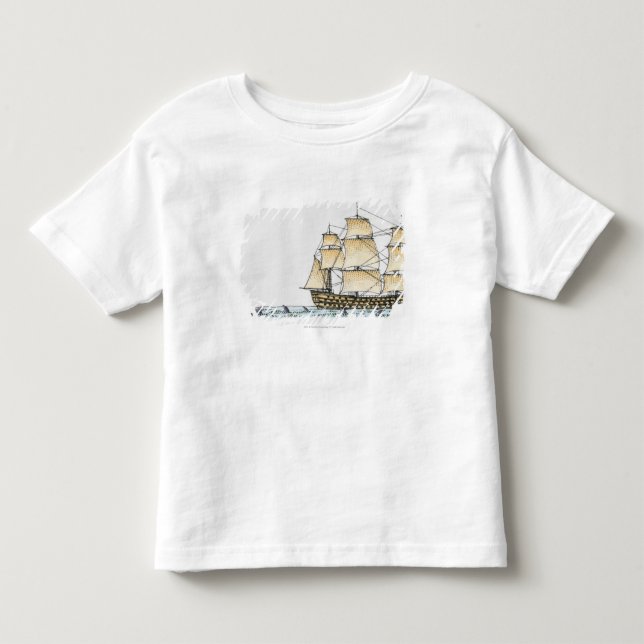 Illustration av sent den 18th t shirt (Framsida)