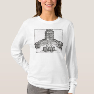 Illustration av siegekrig tee shirt